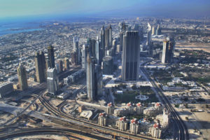Uitzicht vanaf de Burj Khalifa door Adriaan Bloem via Flickr